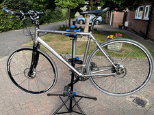 Boardman pro hybrid bike, large frame, silver