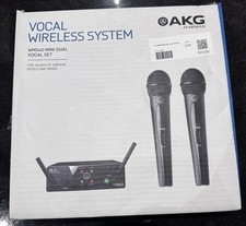 AKG WMS40 DUAL Mini Wireless Vocal Microphone System (2 mics)
