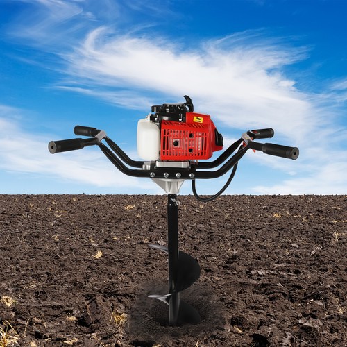 Petrol earth auger fence - petrol,