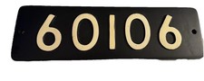 Smoke Box Replica Number Plate Vintage Plate 60106