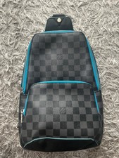 Used LOUIS VUITTON Damier Graphite Avenue sling bag Shoulder bag ...