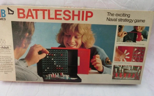 Vintage games battleship - mb,