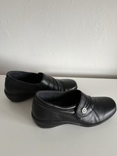 Loretta Black Leather Shoe