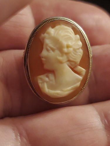 Antique 800 silver cameo - 800,