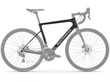 Boardman SLR 8.9 Disc Carbon Small Bike Frame - Grey/Black (Chipped Paint) B+