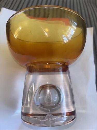 Art glass tea light holder - art,