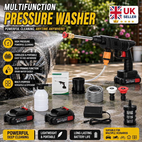 Portable cordless power washer - cordless,