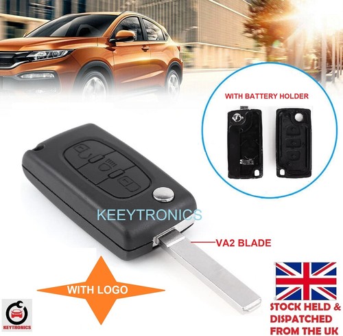 New button flip key fob - button,