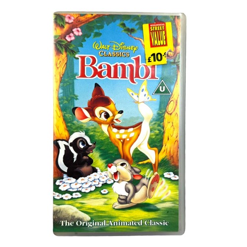 Bambi video vhs disney - vhs,