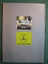 Mercedes-Benz Vintage Original 1978 350SE-450SE-450SEL Sales Brochure