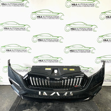 SKODA OCTAVIA VRS MK4 FRONT BUMPER COMPLETE WITH GRILLES SENSORS 5E3853677B