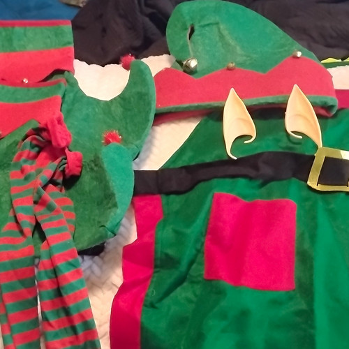 Christmas elf costume set - christmas,