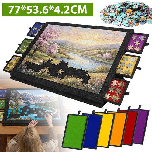 Felt puzzle board - board, tilting