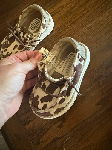 Hey dude toddler cow print - hey,