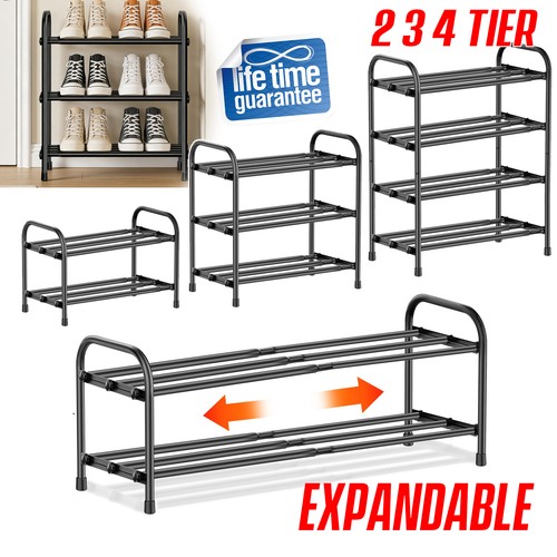 Tier metal shoe rack - metal,