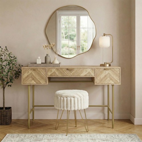 Ohs chevron dressing table - ohs,