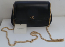 Calvin Klein Women's Shoulder Bag with Chain Handle - Magnetic Closure