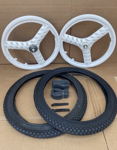 Bicycle plastic white - bicycle,