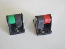 DINGHY PAIR RWO LANCE CLEATS handed left/right suit max 6mm dia line USED