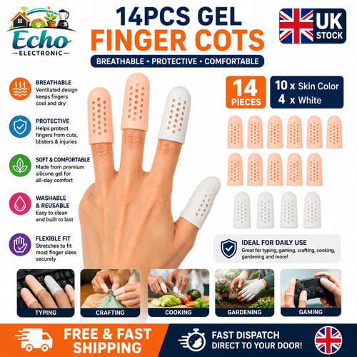 14pcs gel finger cots - gel,