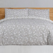 Sleepdown Ditsy Floral Natural Reversible Duvet Cover (Only 1 Pillowcase)