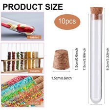 10x Transparent Plastic Test