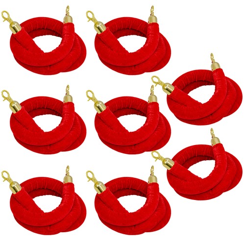 Red velvet barrier - red, 8
