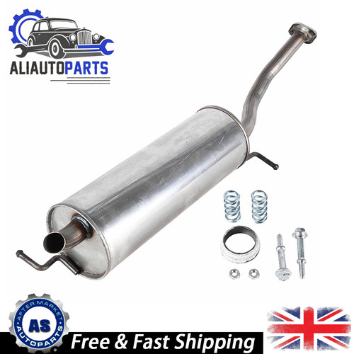 Rear exhaust back box silencer - rear,