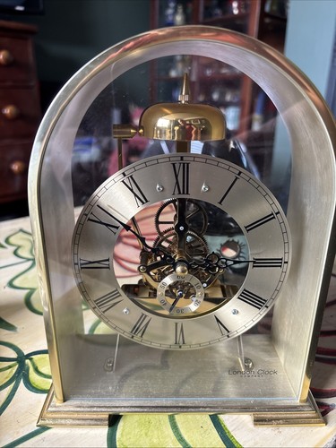 London clock company brass - clock,