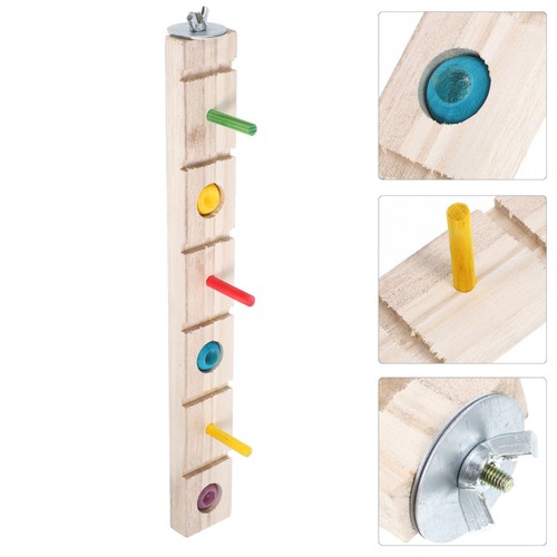 Wooden parrot perch - parrot, stand