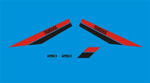 Yamaha dt250 1980 decal - dt250,