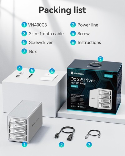 Yottamaster bay hard drive - bay,