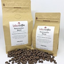 Resurrection Blend EXTRA STRONG Espresso Hand Roasted Coffee Beans or Ground