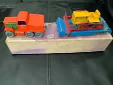 Moko Lesney Matchbox Large Scale Prime Mover With Trailer & Bulldozer Boxed