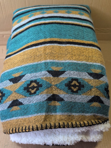 Sherpa throw blanket - sherpa, 127x152cm