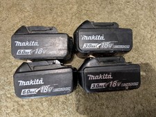 Makita 18V 6ah 3ah Genuine Batteries for Spares or Repair