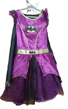 Purple Batgirl Classic Dress – Girls’ Halloween Costume – Size 6–8 Years | VGC