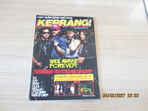 Vintage kerrang magazine - vintage,