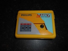 PHILLIPS D-6616 Vintage 1987 rare "MOVING SOUND" personal cassette player in GWO