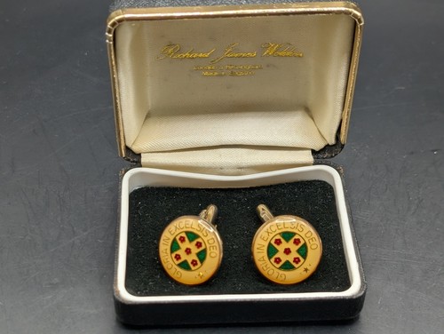 Men masonic round - round, enamel