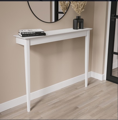 Small narrow white wall - small,