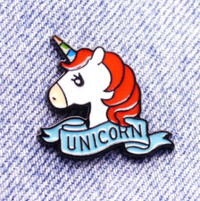 Unicorn Pastel Rainbow Enamel