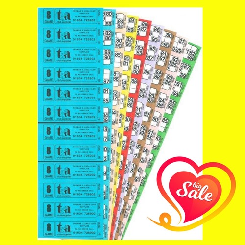 Bingo tickets books - bingo,