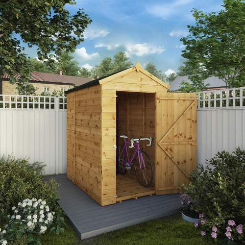 6x4 wooden garden shed - garden, shiplap