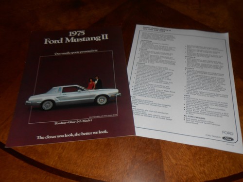 1975 ford mustang - ford, brochure