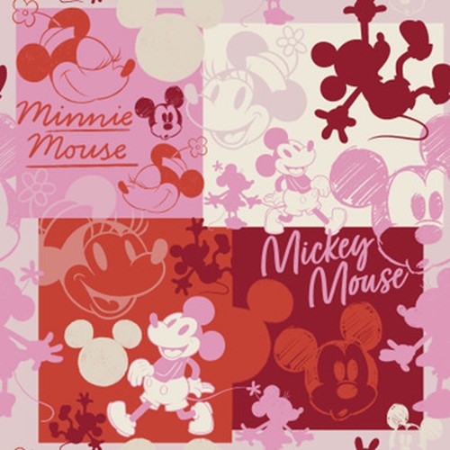 Mickey mouse minnie - mickey, red