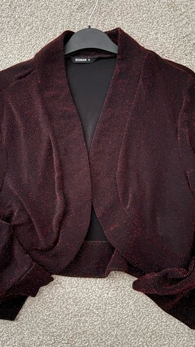 Roman red black glitter open - roman,