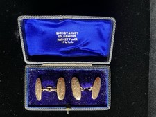 1937 9 CT Solid Gold Cufflinks