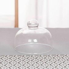 Clear Cake Dome Cover Glass