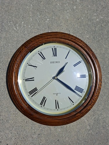 Vintage seiko quartz wooden - vintage,